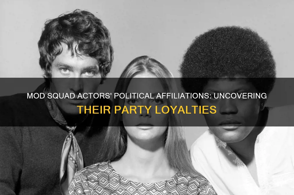what political party does mod squad actors belong to