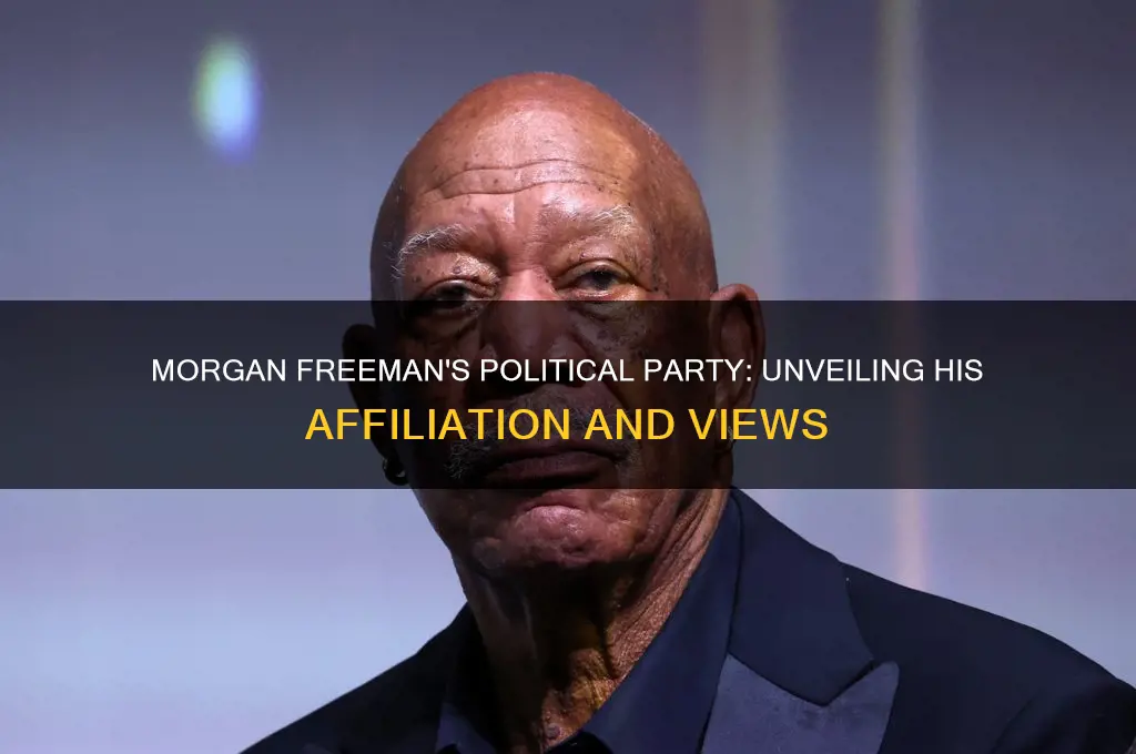 what political party does morgan freeman belong to