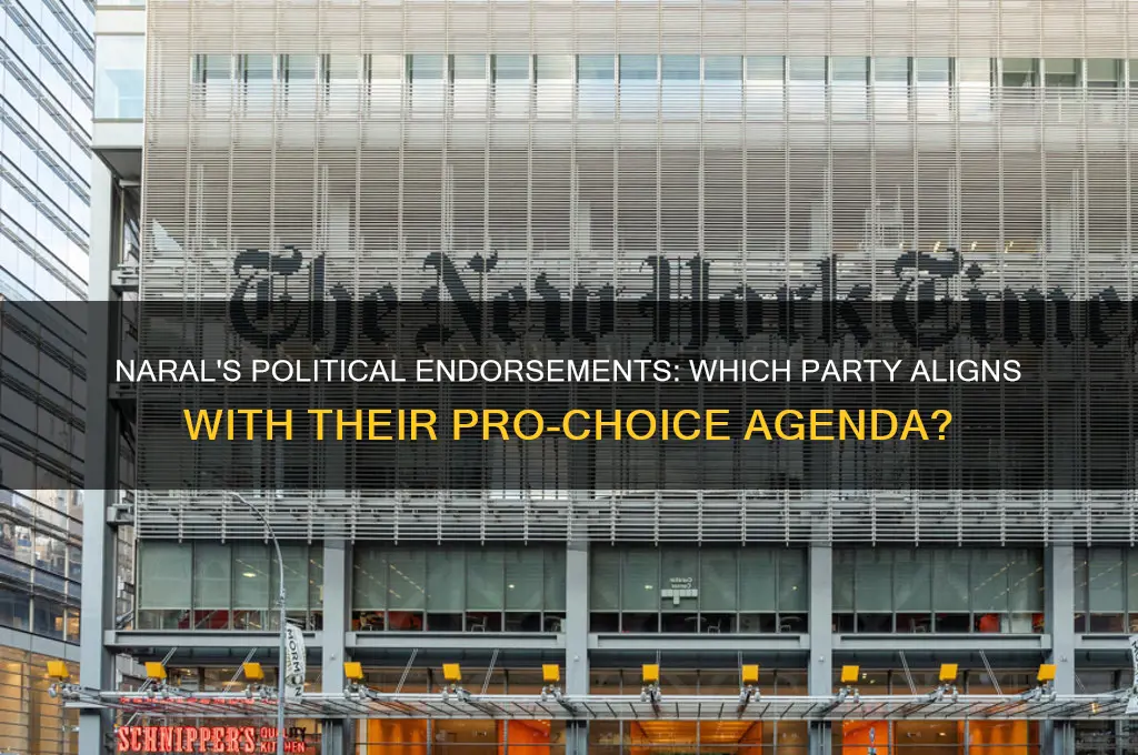 what political party does naral support