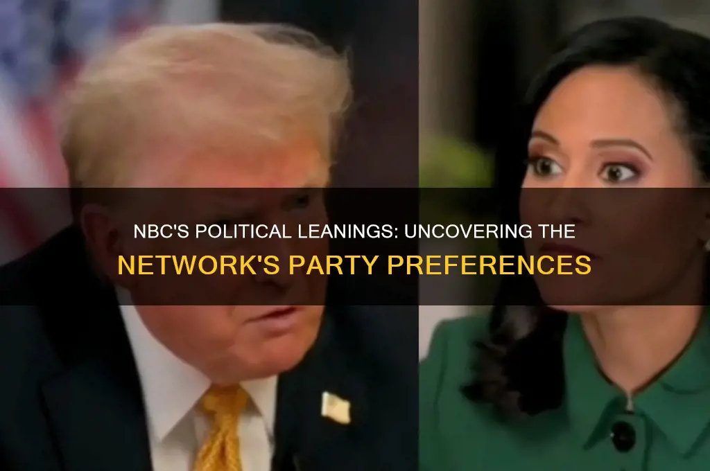 what political party does nbc favor