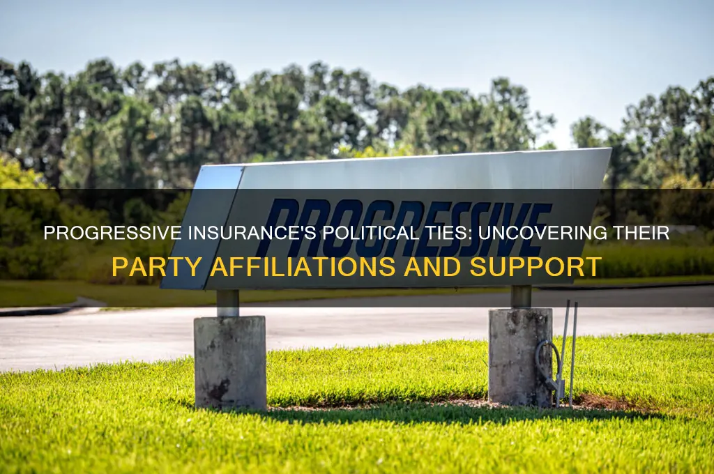 what political party does progressive insurance support
