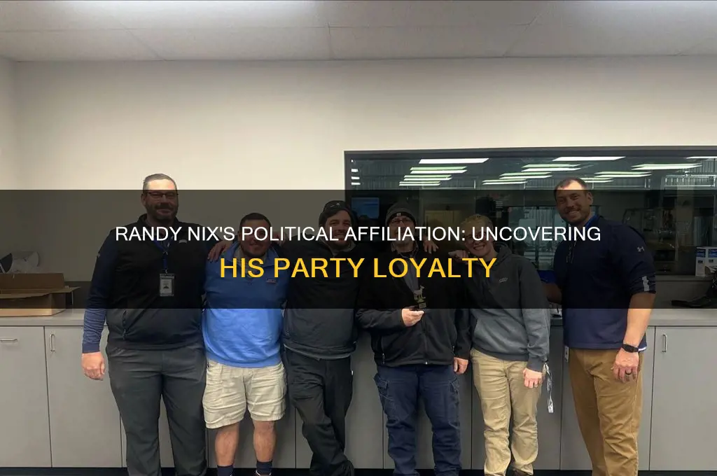 what political party does randy nix belong to