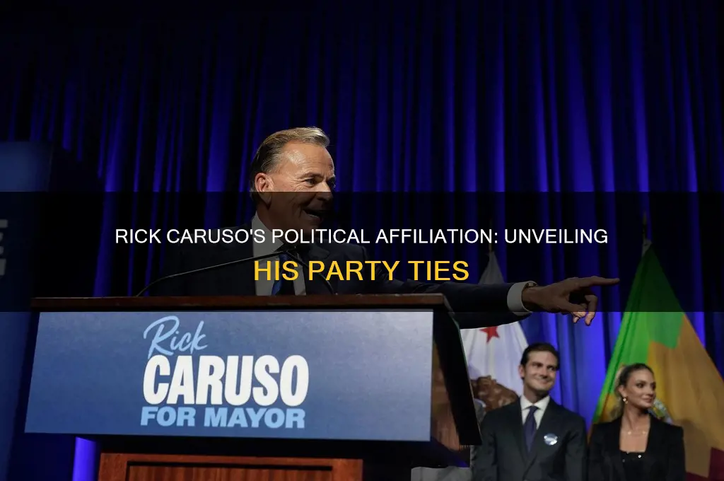 what political party does rick caruso belong to