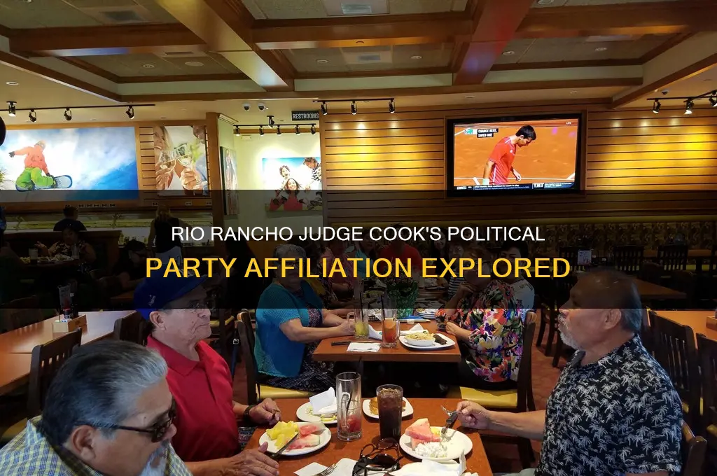 what political party does rio rancho judge cook belong to