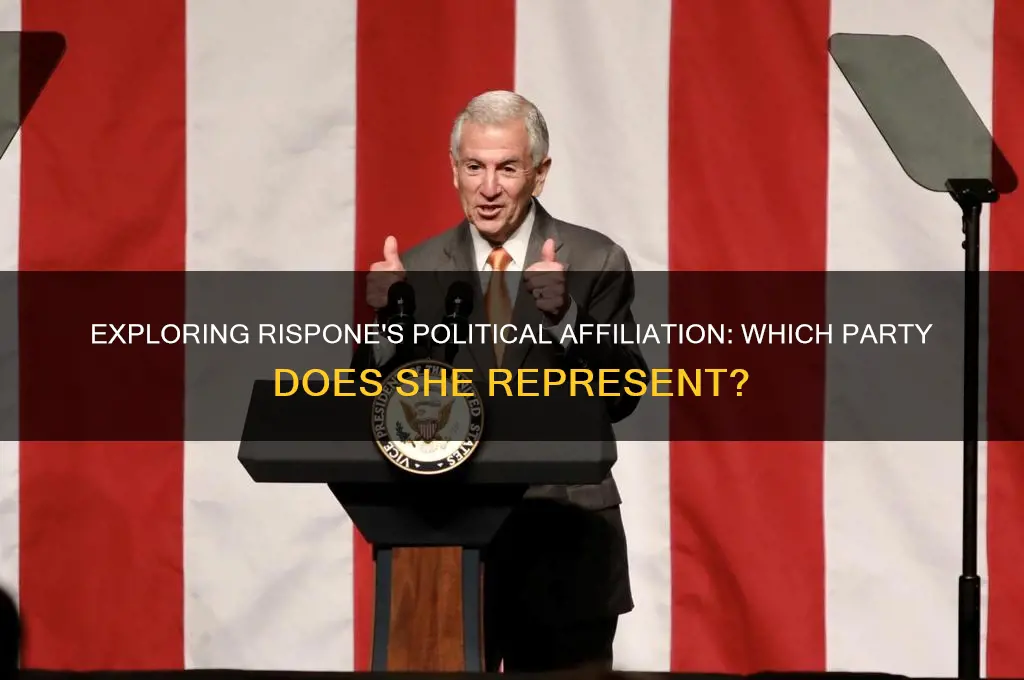 what political party does rispone belong to
