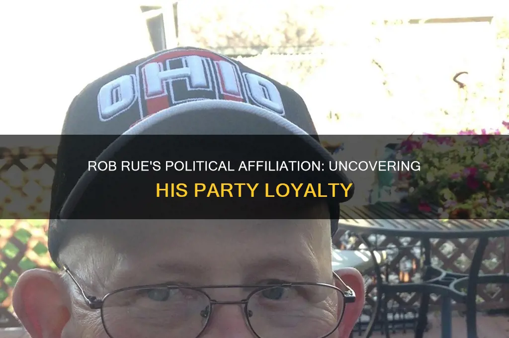 what political party does rob rue belong to