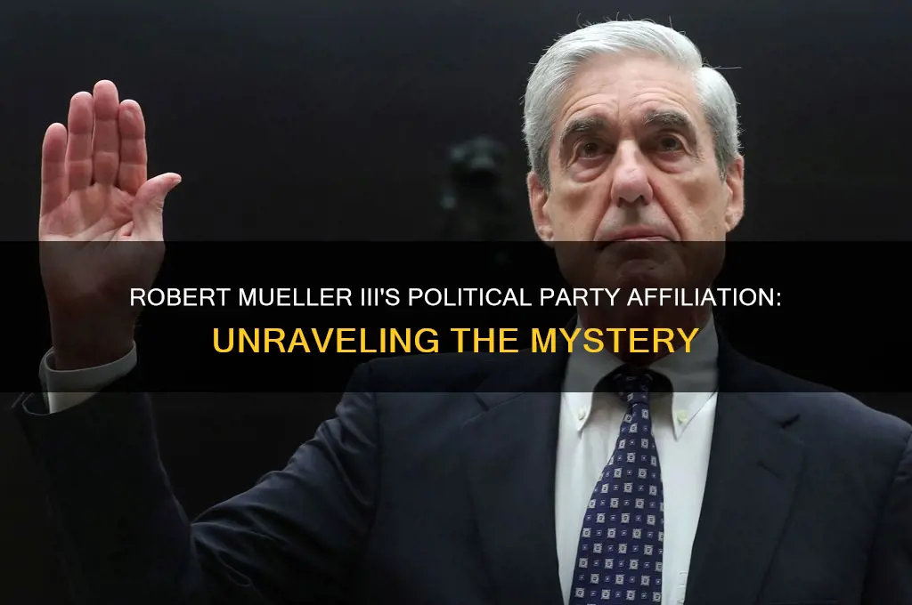 what political party does robert mueller iii belong to