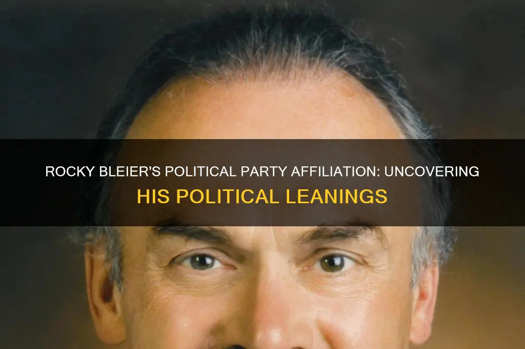 what political party does rocky bleier belong to