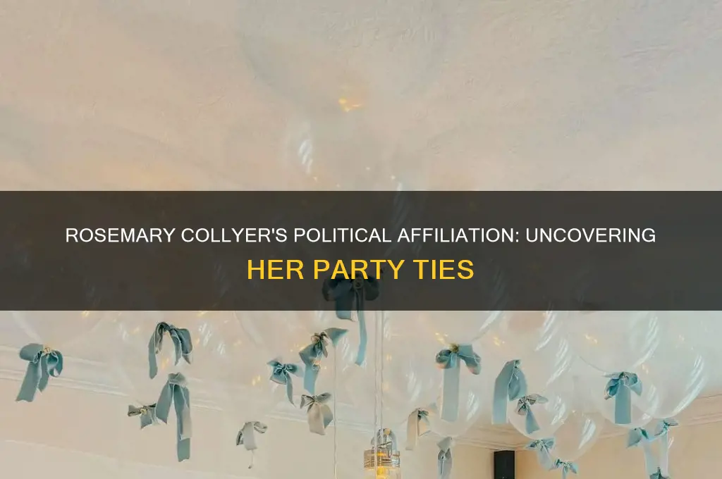 what political party does rosemary collyer belong to