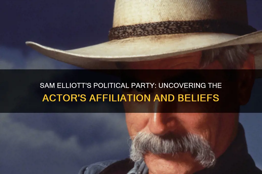 what political party does sam elliott belong to