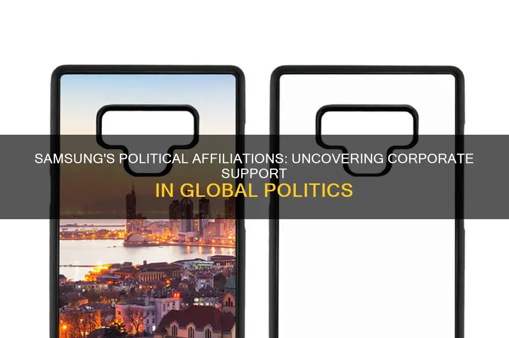 what political party does samsung support