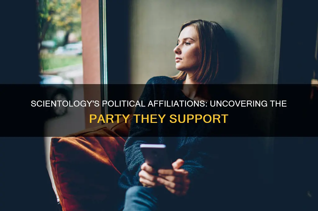 what political party does scientology support