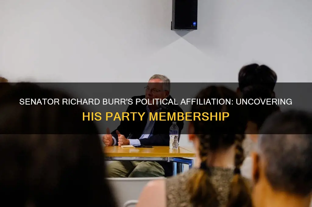 what political party does senator burr belong to
