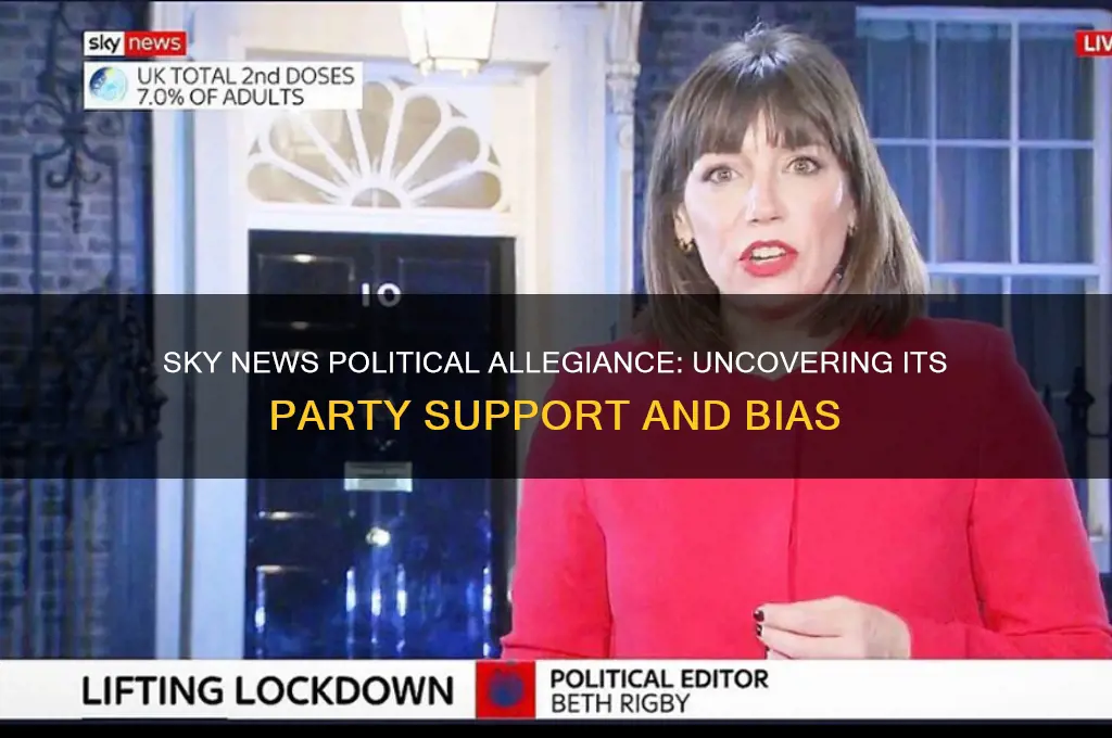 what political party does sky news support