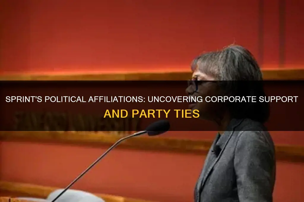 what political party does sprint support