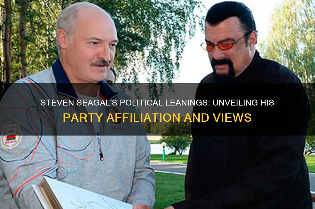 what political party does steven seagal support
