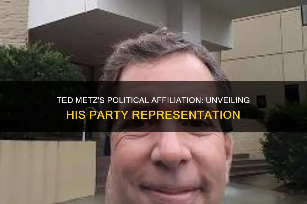 what political party does ted metz represent