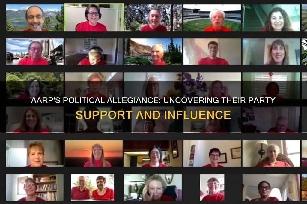what political party does the aarp support
