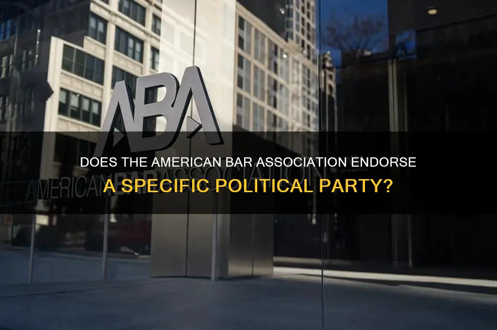 what political party does the american bar association support