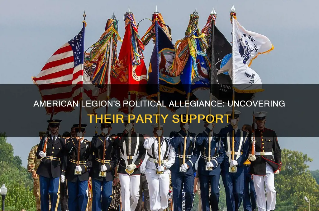 what political party does the american legion support