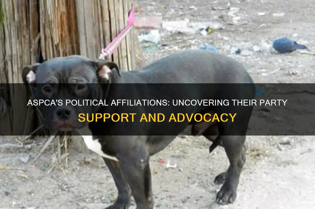 what political party does the aspca support