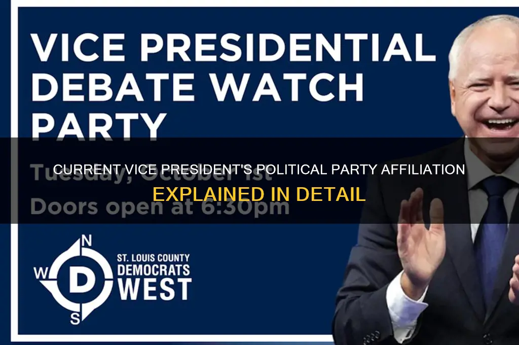 what political party does the current vice president belong to