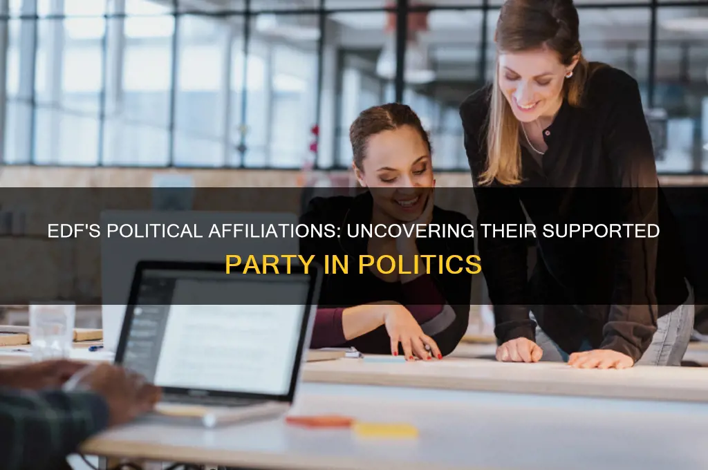 what political party does the edf support