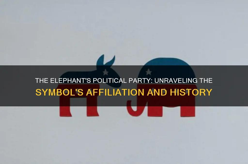 what political party does the elephant represent