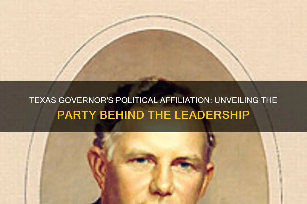what political party does the governor of texas belong to