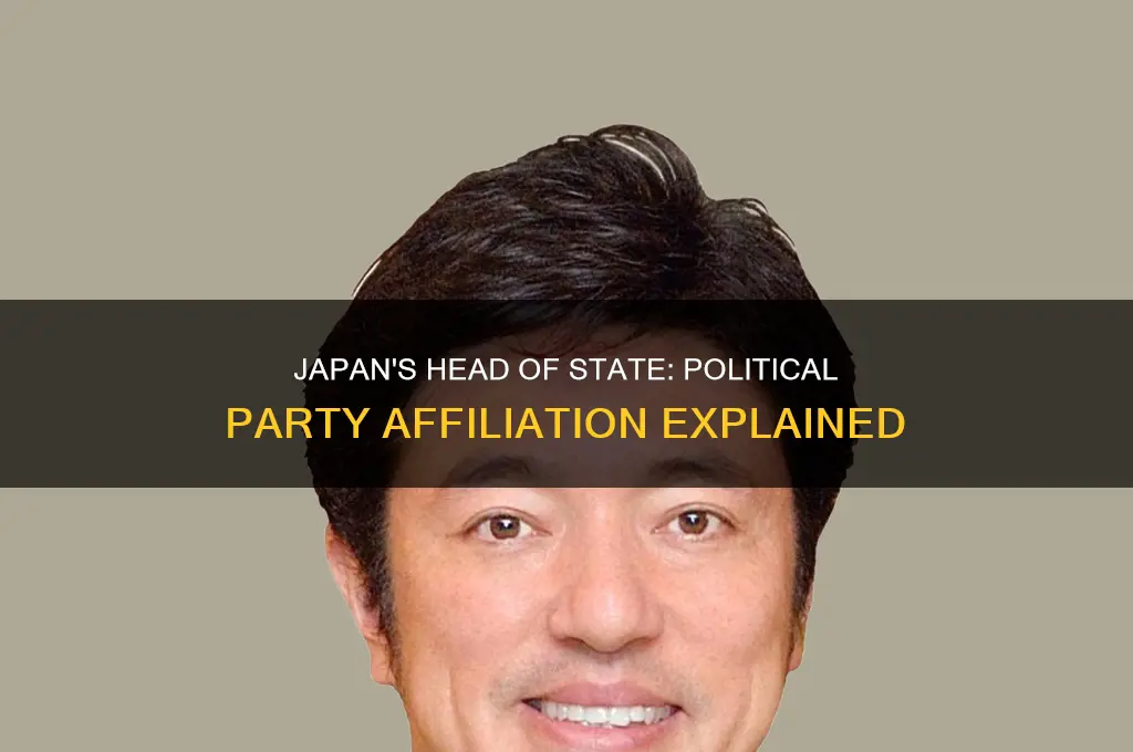 what political party does the head of state japan represent