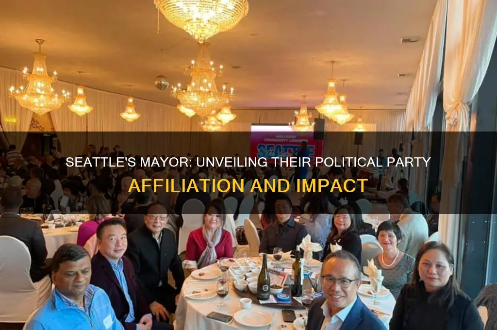 what political party does the mayor of seattle belong to