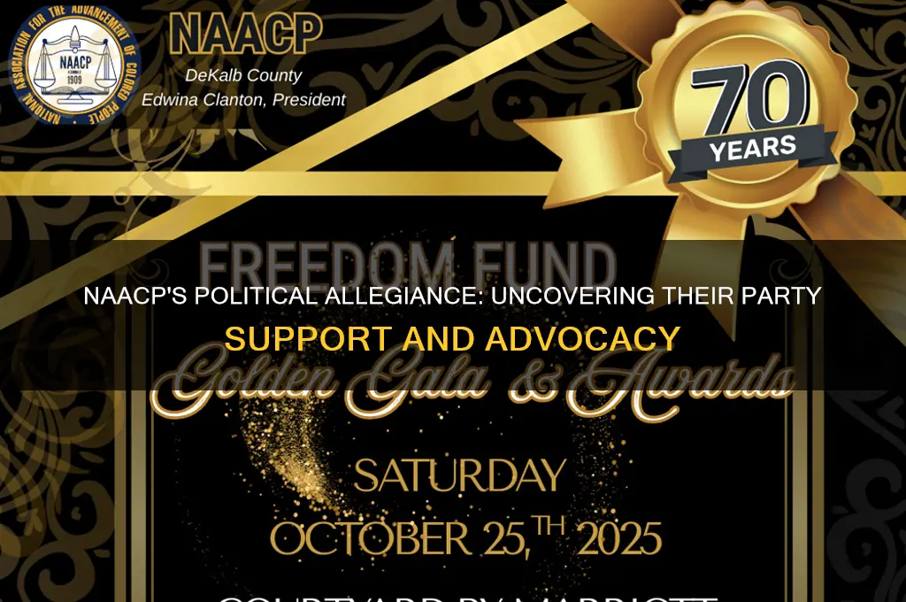 what political party does the naacp support