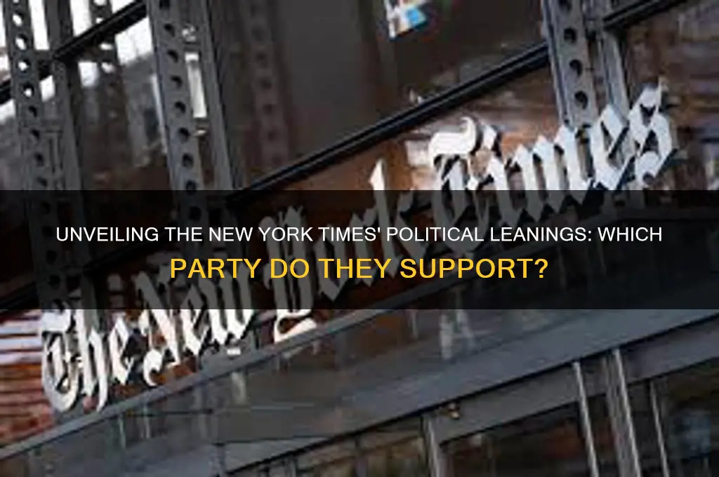 what political party does the new york times support