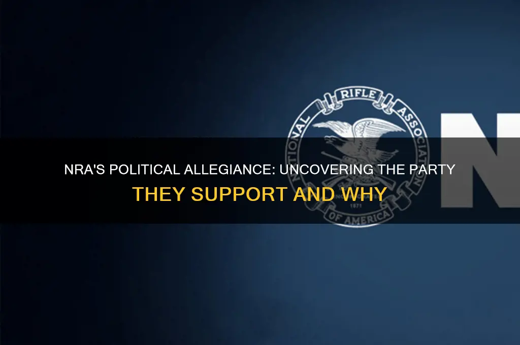 what political party does the nra support