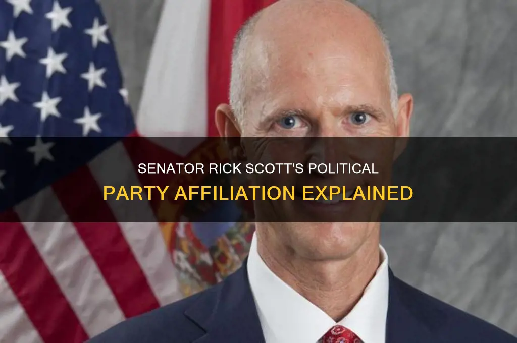 what political party does the senator rick scott