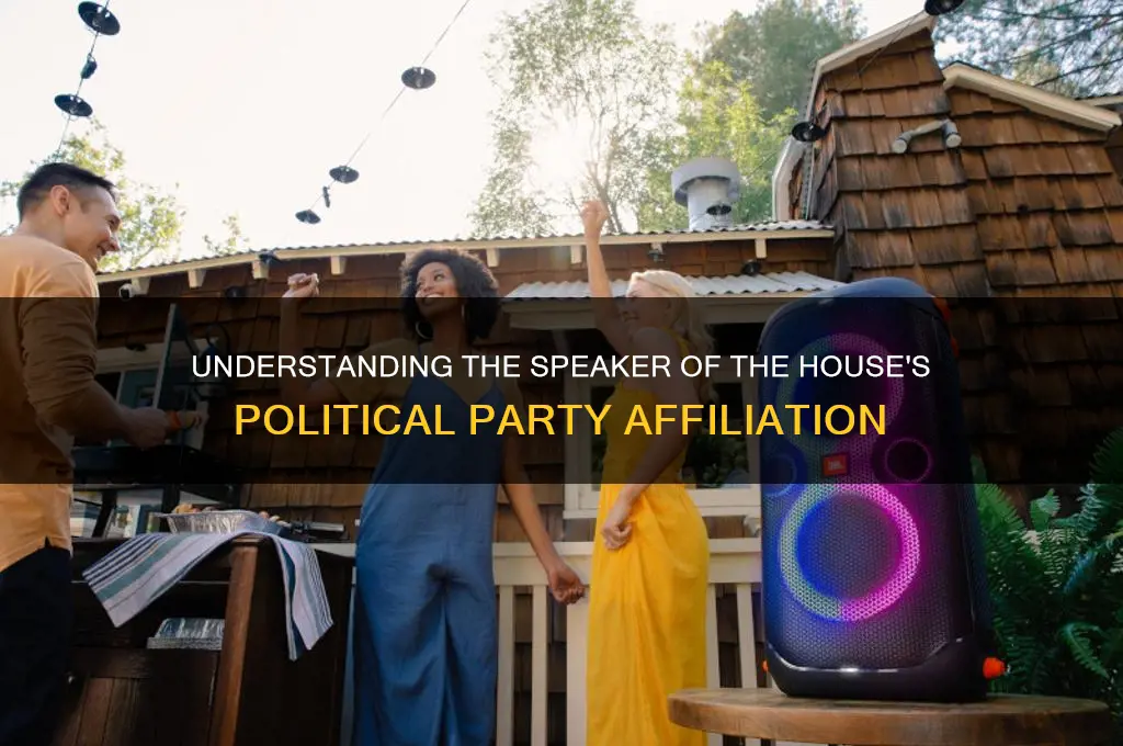 what political party does the speaker of the house