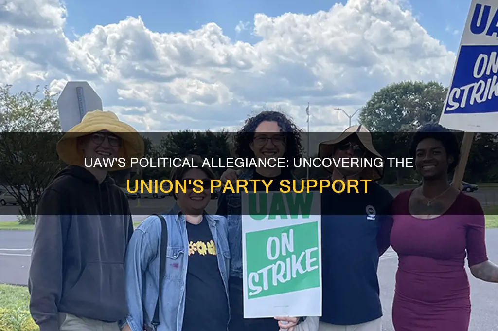 what political party does the uaw support