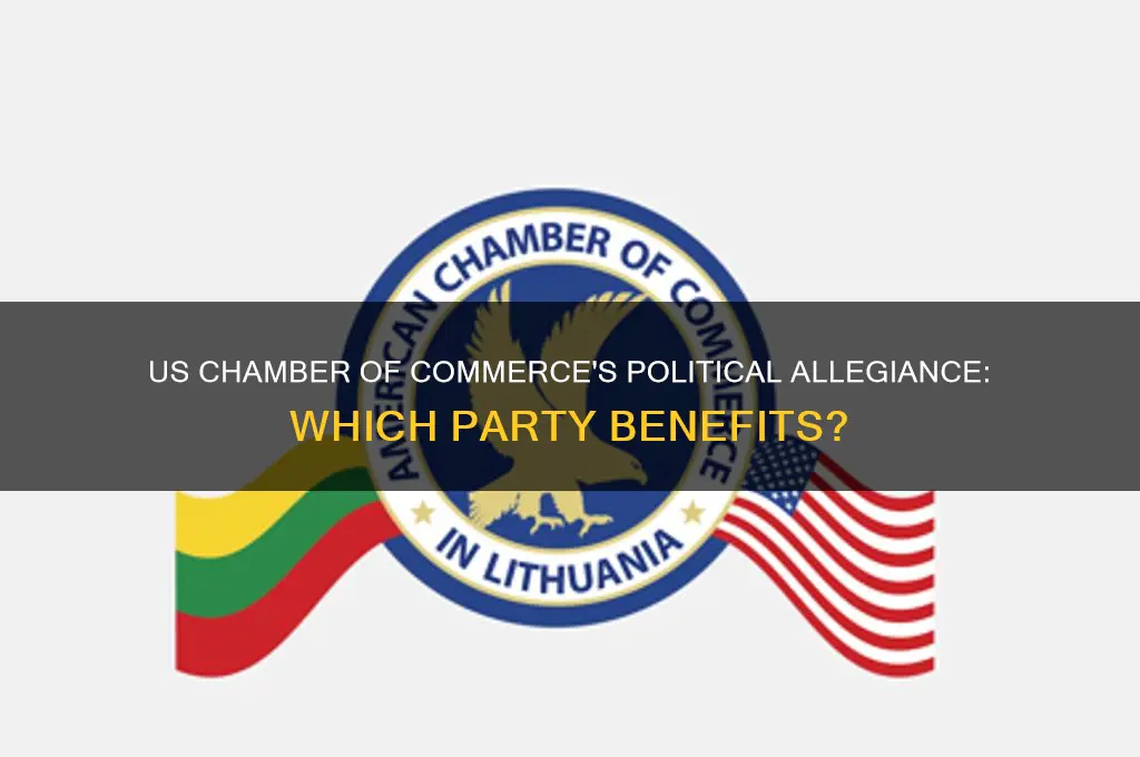 what political party does the us chamber of commerce support
