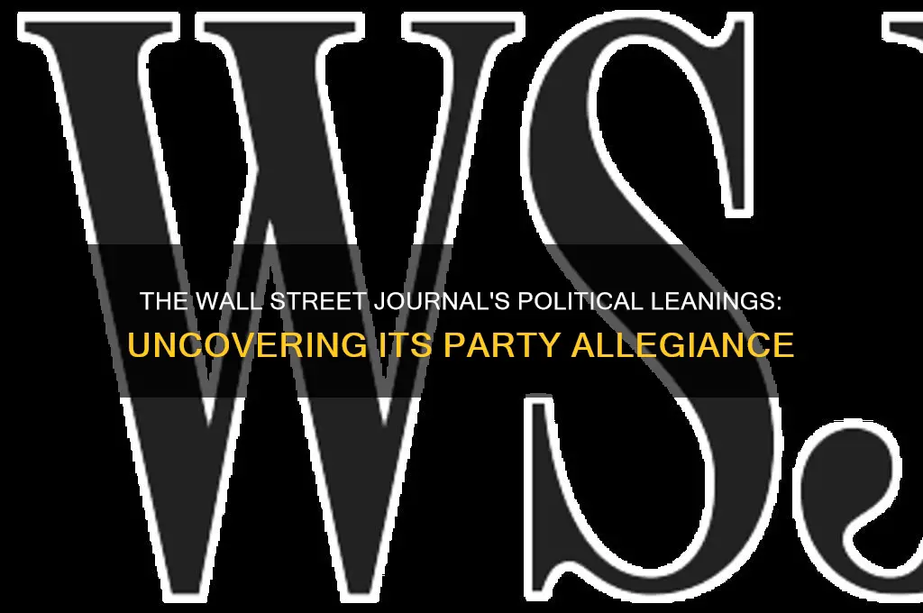what political party does the wall street journal support