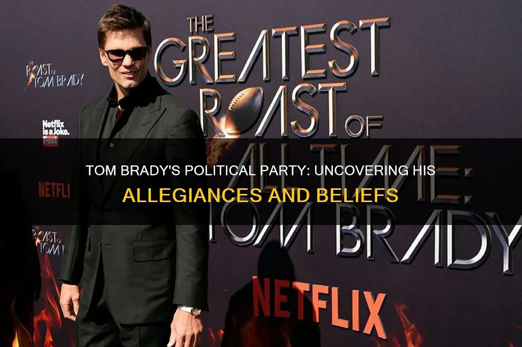 what political party does tom brady support