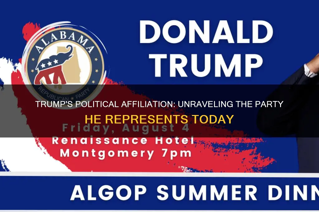 what political party does trump represent