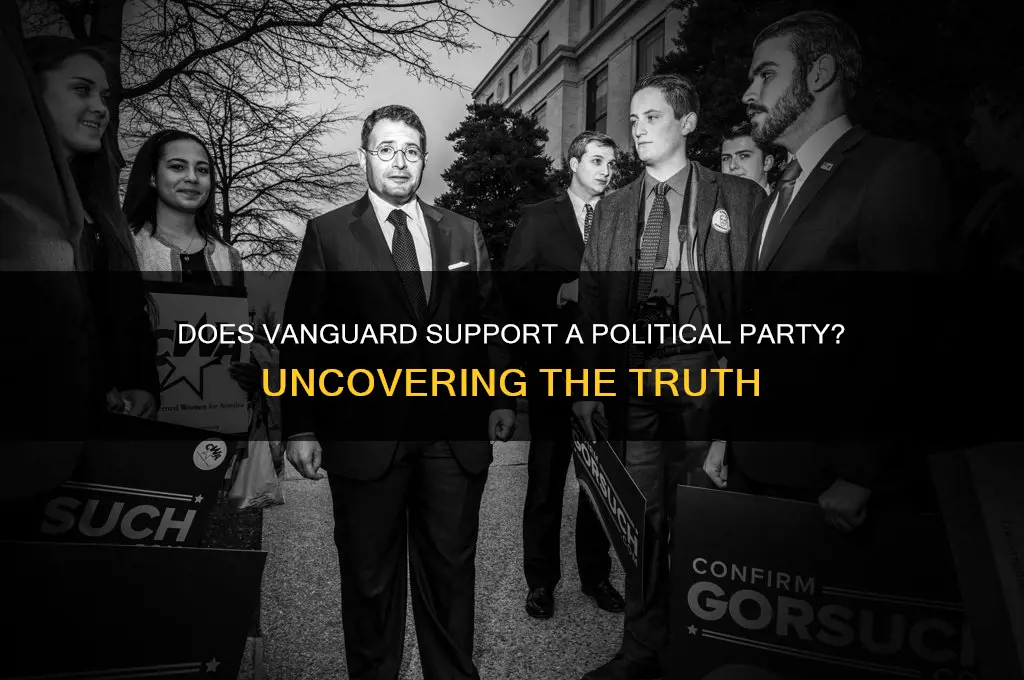 what political party does vanguard support
