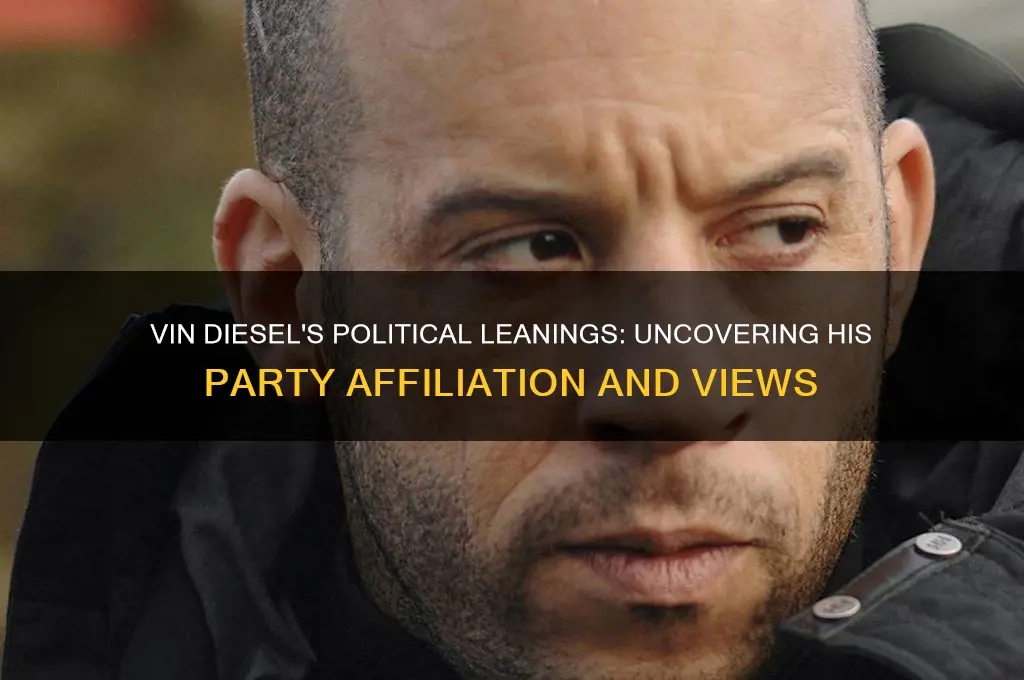 what political party does vin diesel support