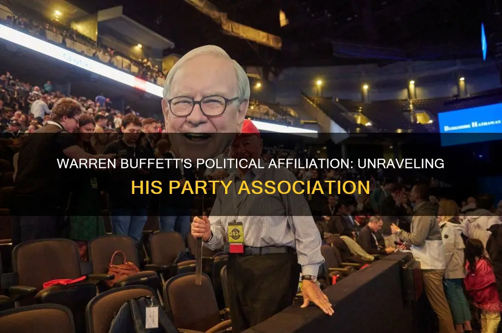 what political party does warren buffett associated with