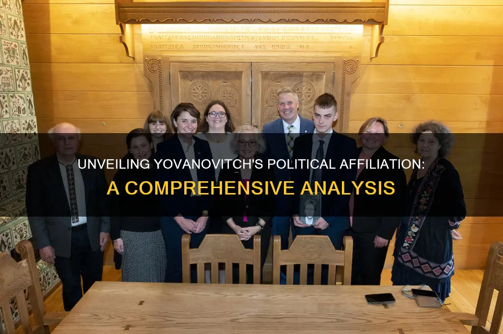 what political party does yovanovich belong