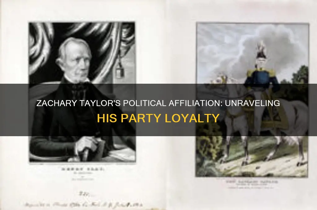 what political party does zachary taylor belong to