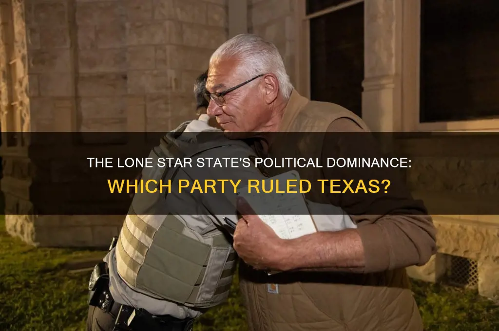 what political party dominated texas