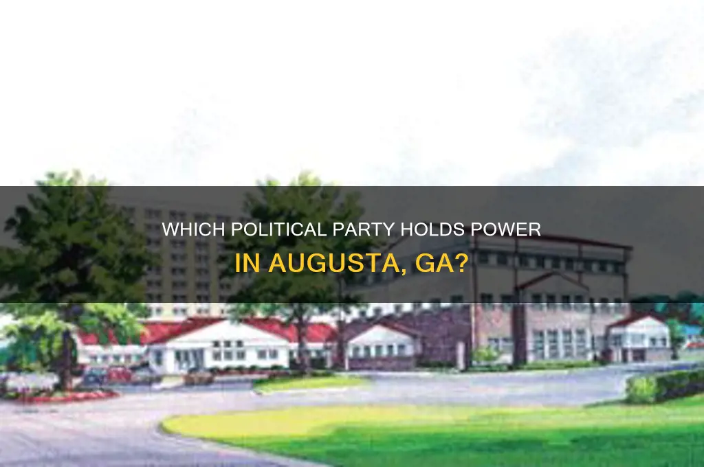 what political party dominates augusta ga