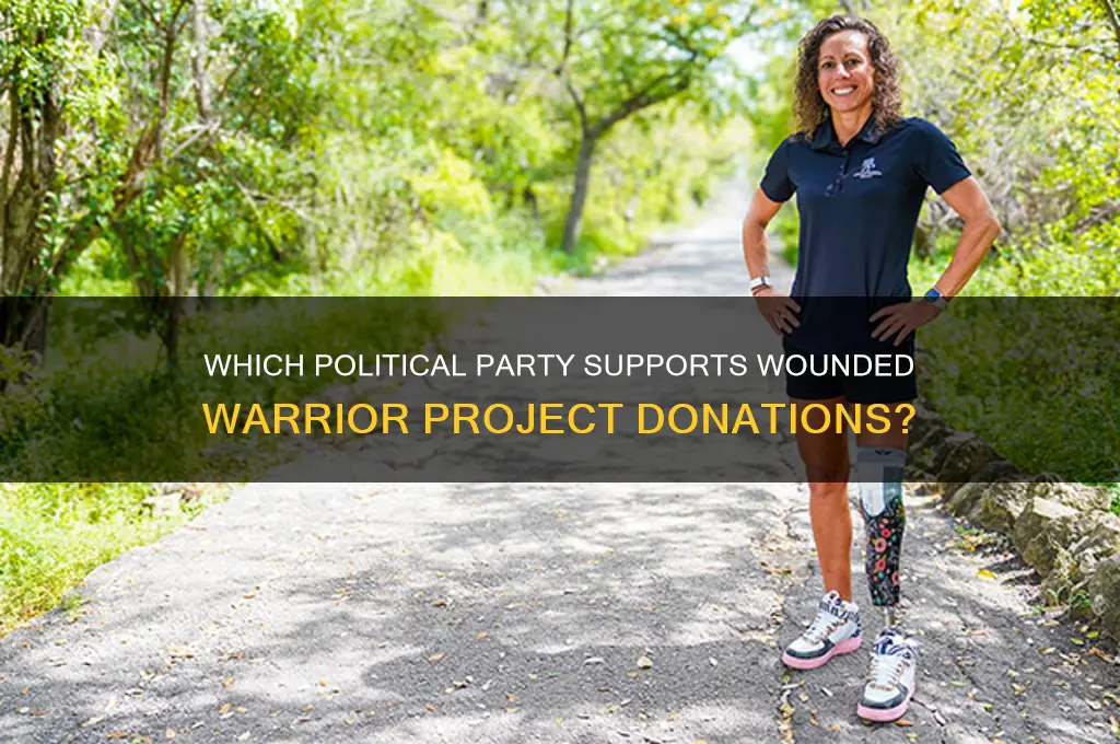 what political party donates to wounded warrior project