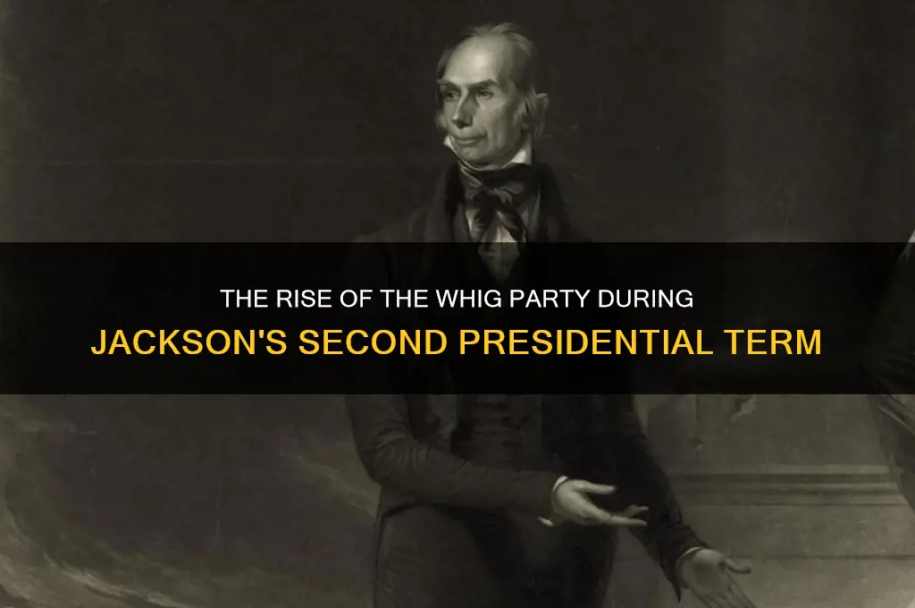 what political party emerged during jackson sencond term